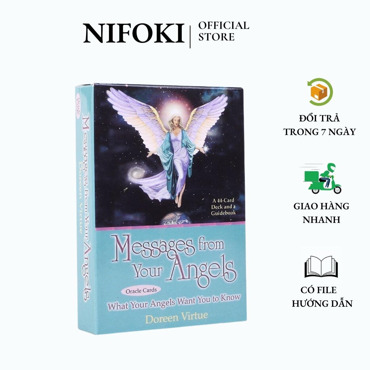 Bộ bài Messages from Your Angels Oracle Cards H6