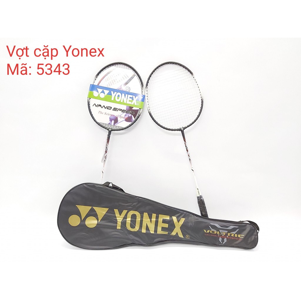 Bộ 2 vợt cầu lông cao cấp Yonex kèm bao đựng