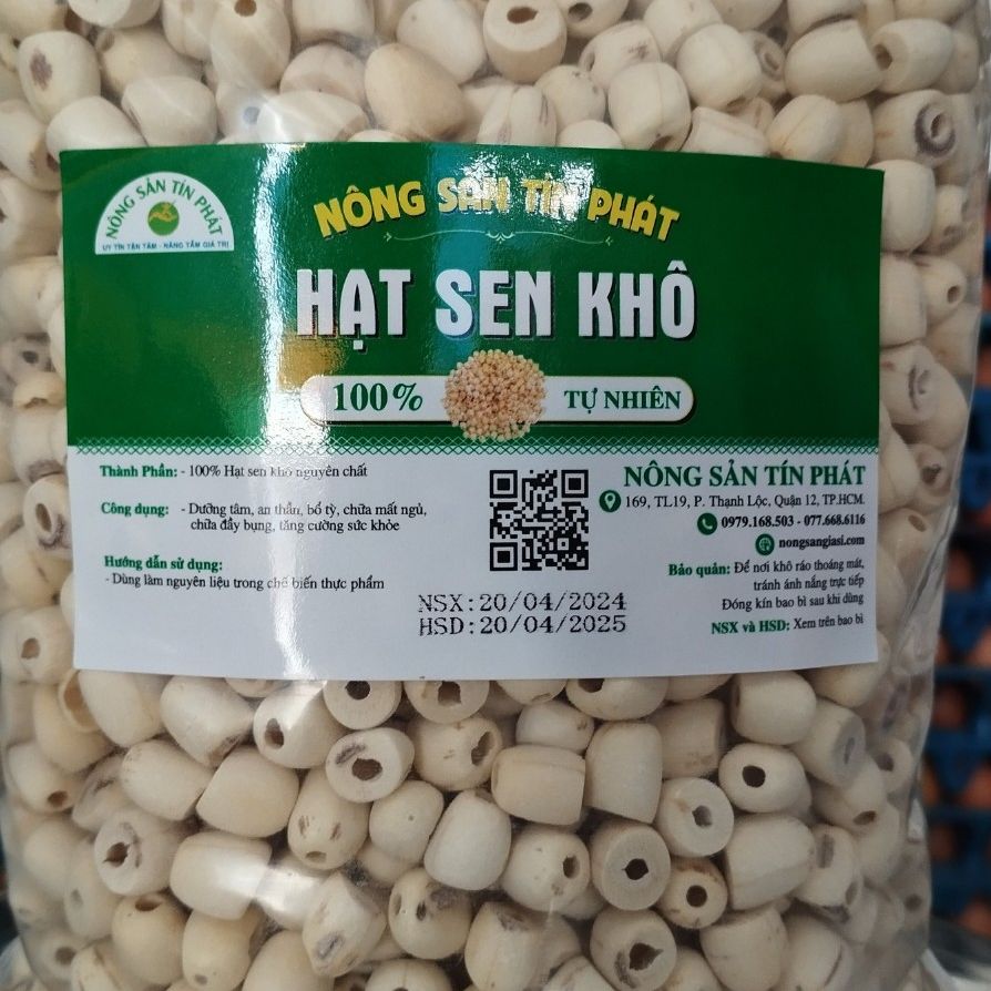 ✅[HÀNG LOẠI 1]   HẠT SEN KHÔ Thơm Ngon Bùi Vị Ngọt Thanh _ nấu chè sâm bổ lượng, gà tiềm hạt sen, Xôi hạt sen,  cháo hạt sen, mứt hạt sen(giá sale)