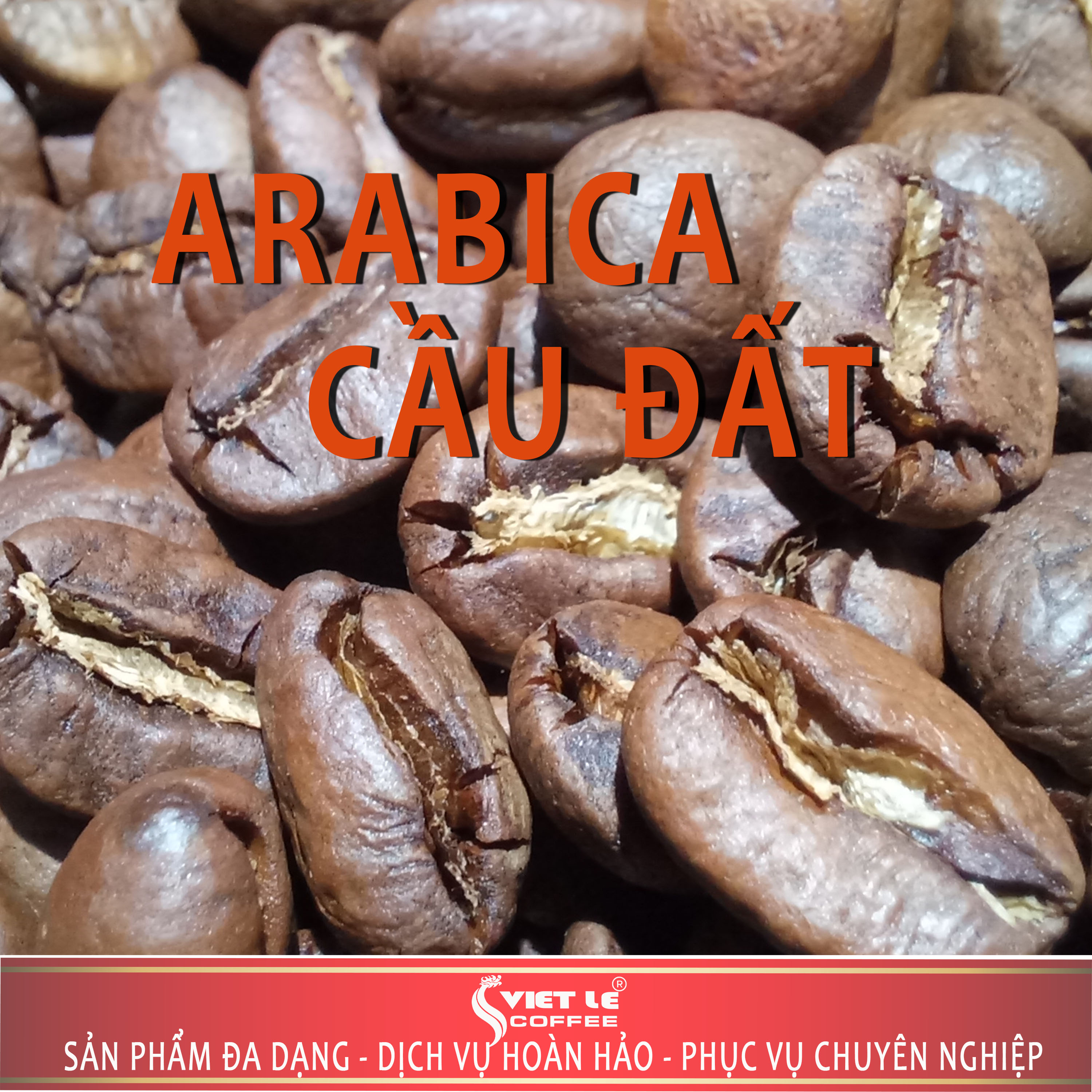 1kg Arabica cầu đất rang mộc