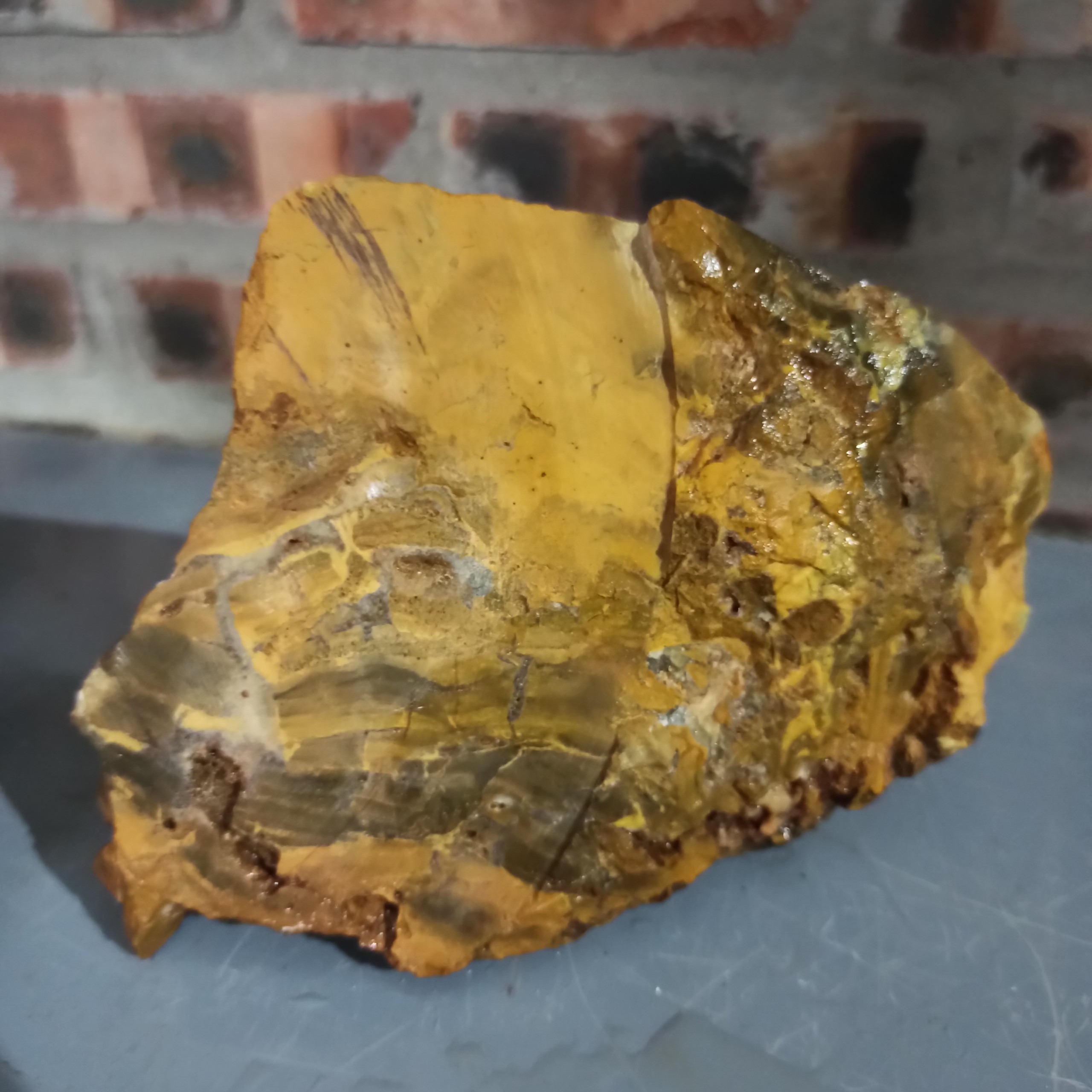 01 viên mã não cam bigsize - orange agate