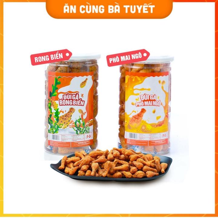 Combo 2 Hũ snack Đùi Gà Các Loại - Ăn Cùng Bà Tuyết
