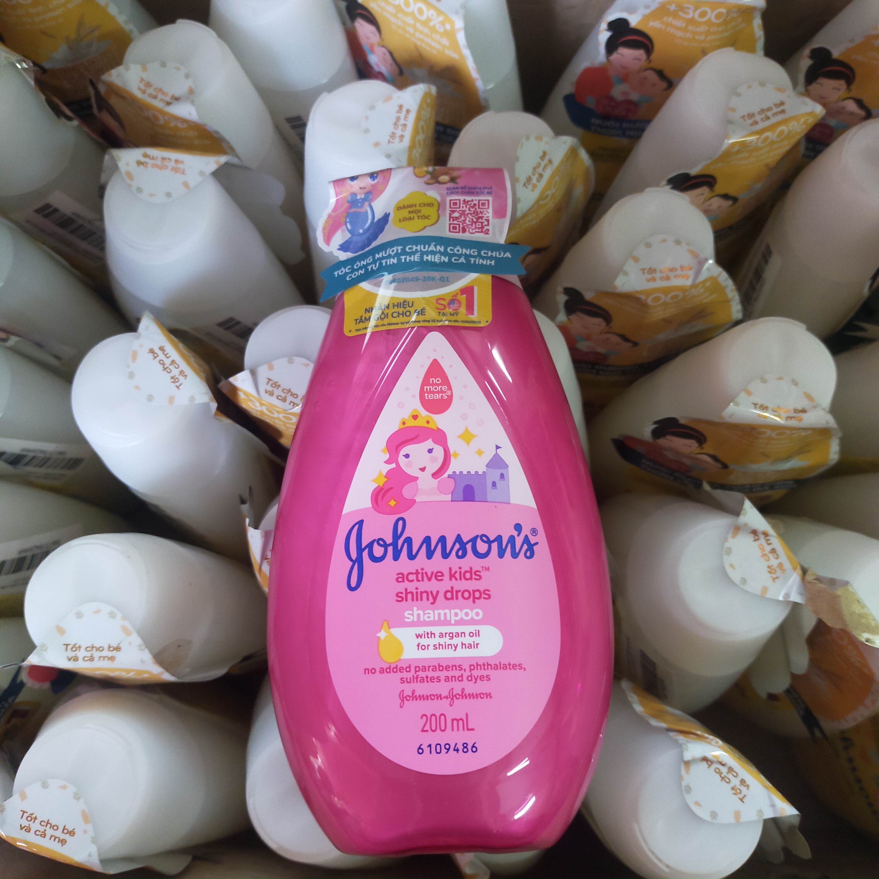Combo 2 chai Dầu gội/sữa tắm/tắm gội Johnson’s Baby 200ml