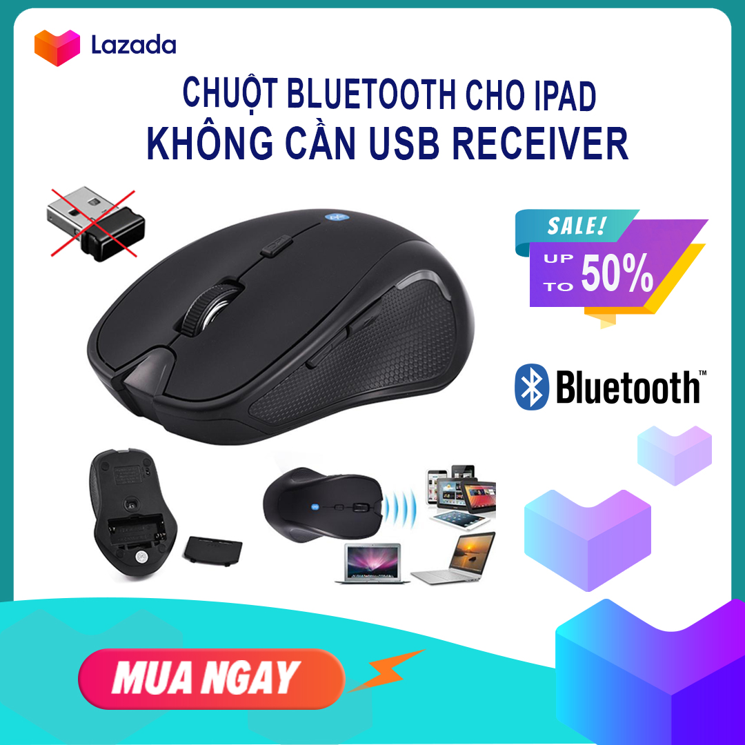 Chuột Bluetooth Sử Dụng Cho iPad Không Cần USB Receiver