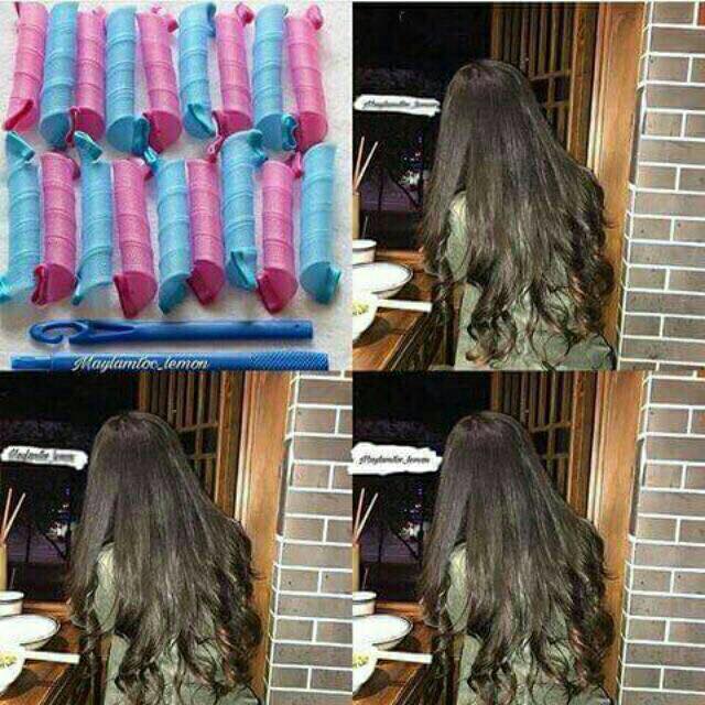 18 Lô Cuốn Làm Xoăn Tóc Không Dùng Nhiệt