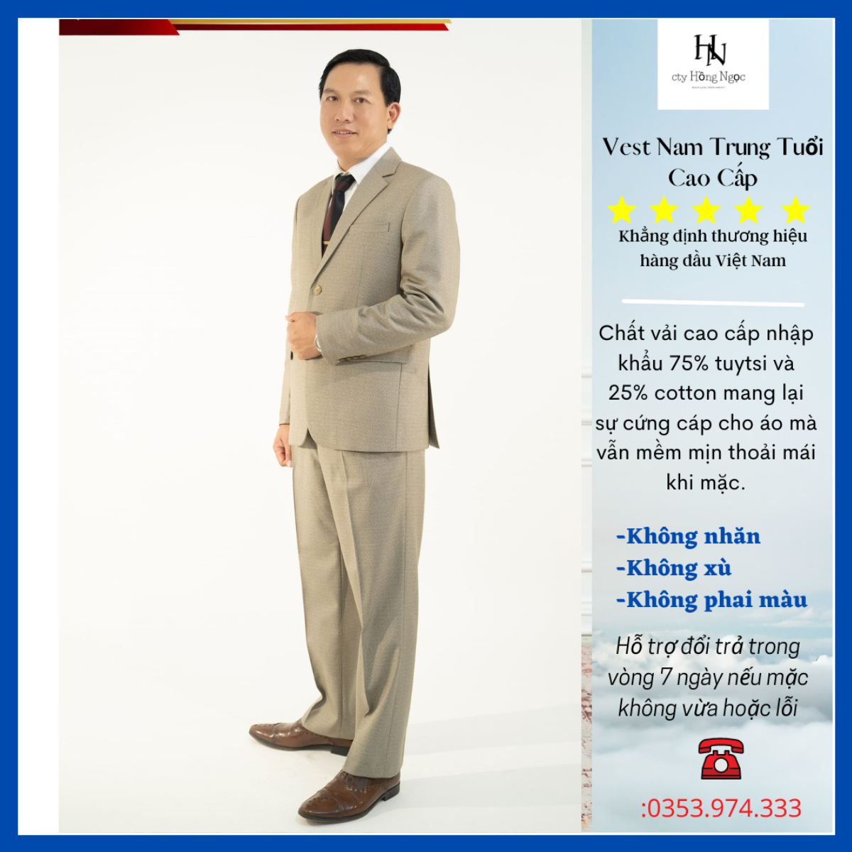 vest trung niên hồng ngọc,comle veston chất vải tuyt si mềm mịn 202