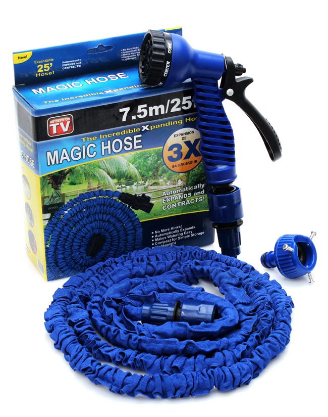 Vòi xịt nước thông minh giãn nở 22,5m - Vòi rửa xe tăng áp(Màu sắc : xanh)
