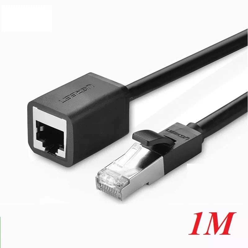 Ugreen 11279 1m màu đen cáp nối dài ethernet cat6 ftp rj45 nw112