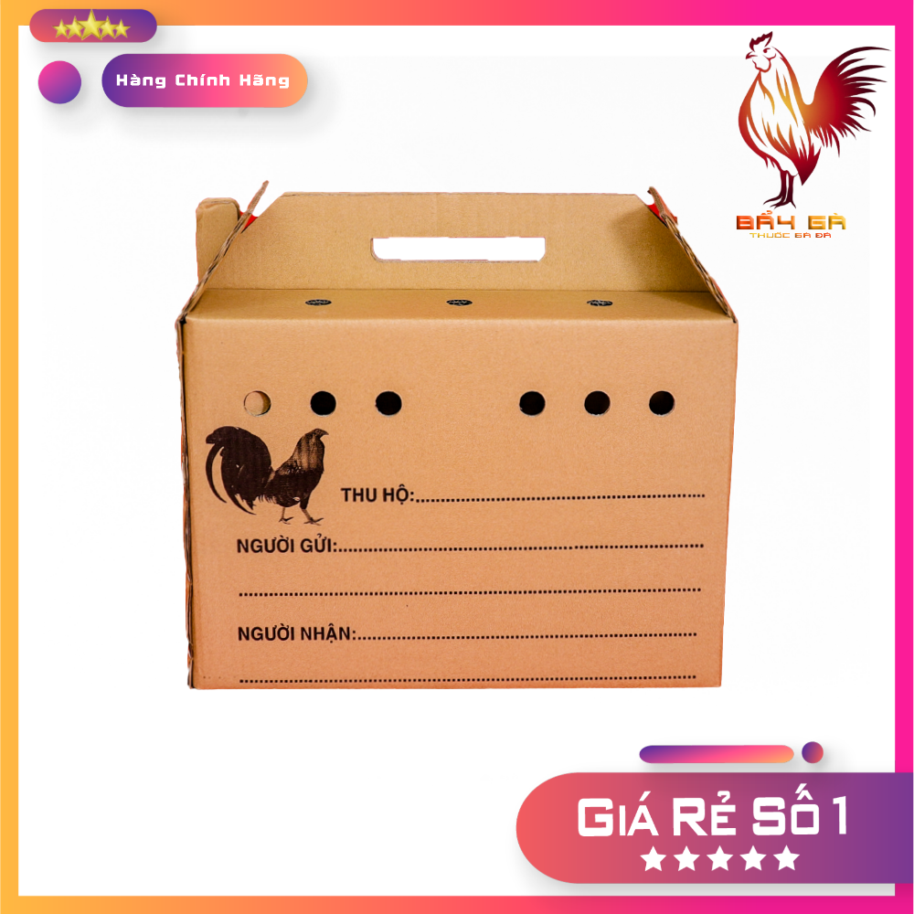 COMBO 5 THÙNG GIẤY ĐỰNG GÀ TRE dài 40cm - cao 30cm - rộng 20cm