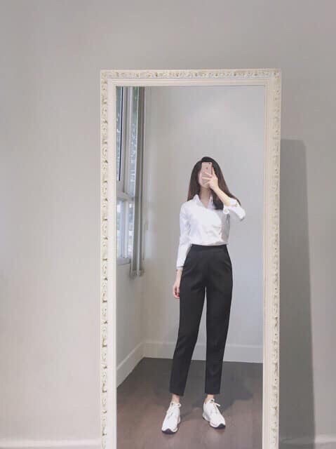 QUẦN TÂY NỮ LƯNG THUN CẠP SIÊU CAO , CHẤT TUYẾT MƯA DÀY , PHÙ HỢP ĐI HỌC ĐI LÀM -NAUY