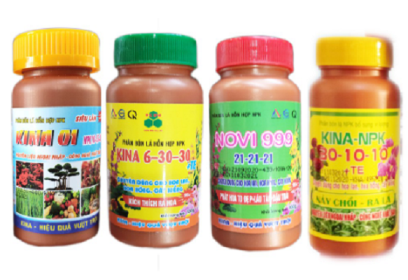 combo phân bón cho hoa hồng hoa mai hoa lan 4 hủ x100g/hủ (có bán lẻ từng hủ)- npk 301010-npk202020-npk63030-lân 105510