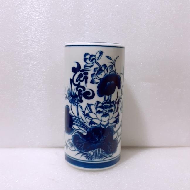 Ống nhang gốm sứ Bát Tràng