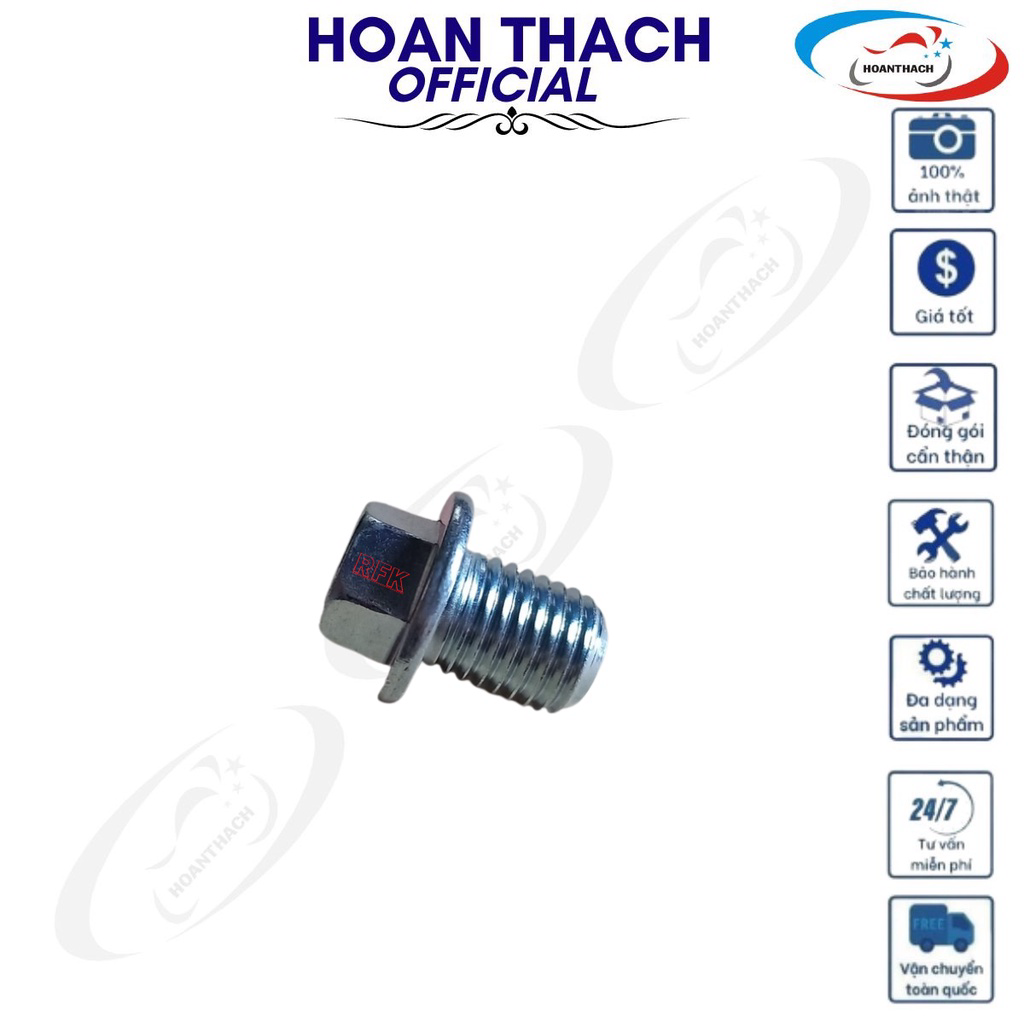 Ốc nhớt xe máy wave, dream 90131883000 đầu 12 hoàn thạch