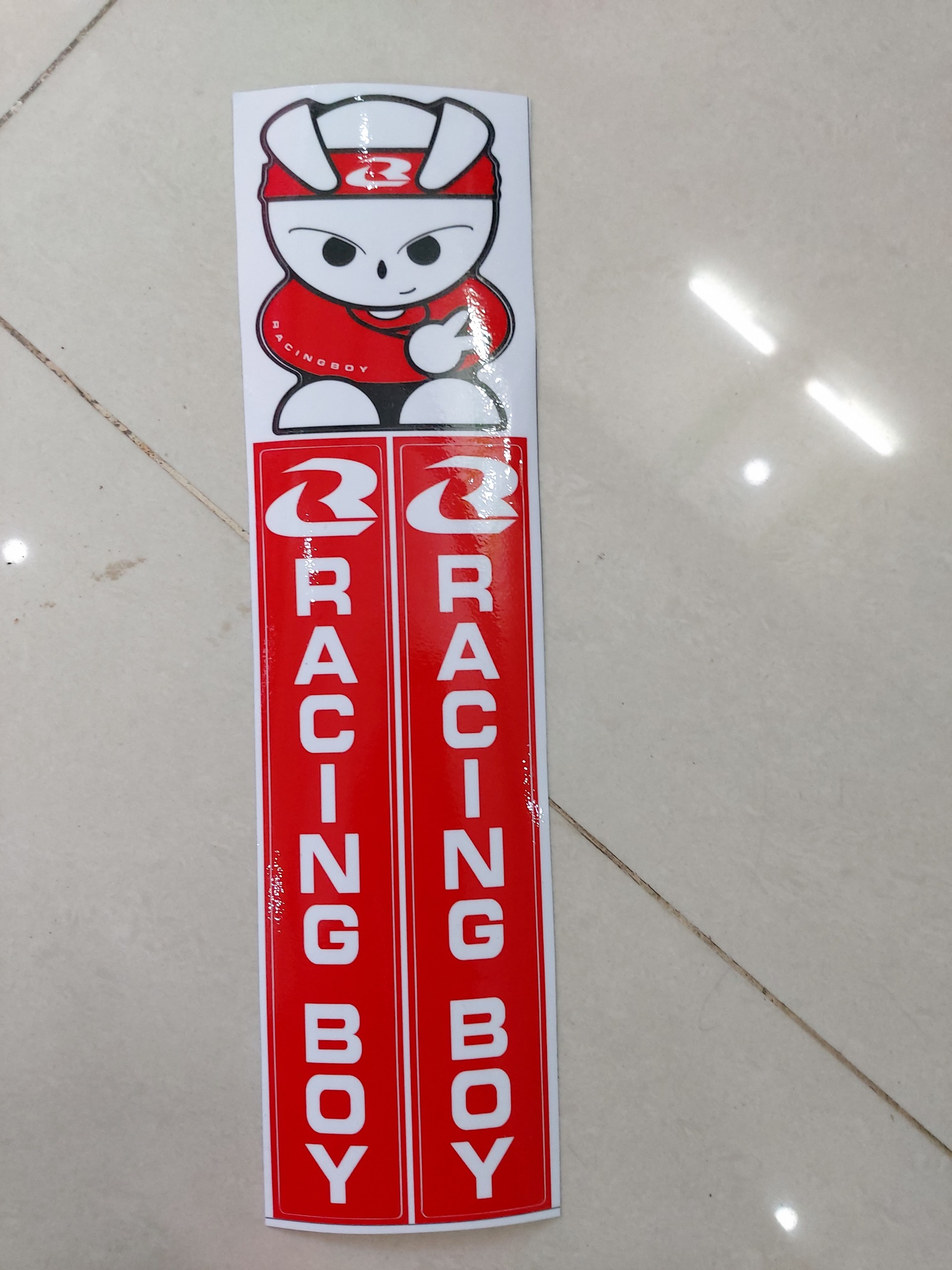 Tem logo sticker dán phuộc gấp racingboy rẻ