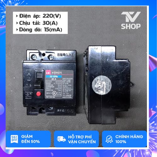 Cb chống giật vuông hàn 20-30a-30ma - aptomat chống giật