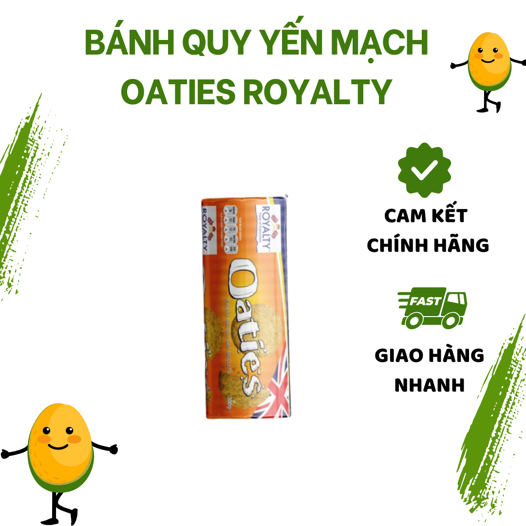 Bánh quy yến mạch oaties royalty - 300g
