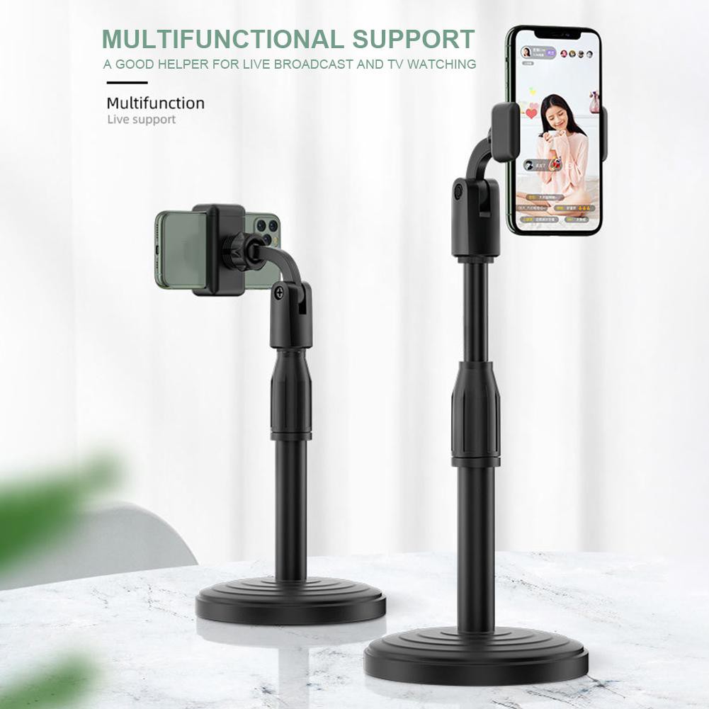 Gía đỡ điện thoại,ipad xoay 360 độ để bàn có điều chỉnh độ cao thích hợp kèm miếng đệm chống rơi điện thoại ,chân đế chắc chắn