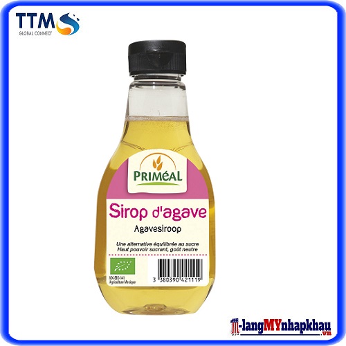 Siro cây thùa hữu cơ Primeal 330gr Organic Agave Syrup