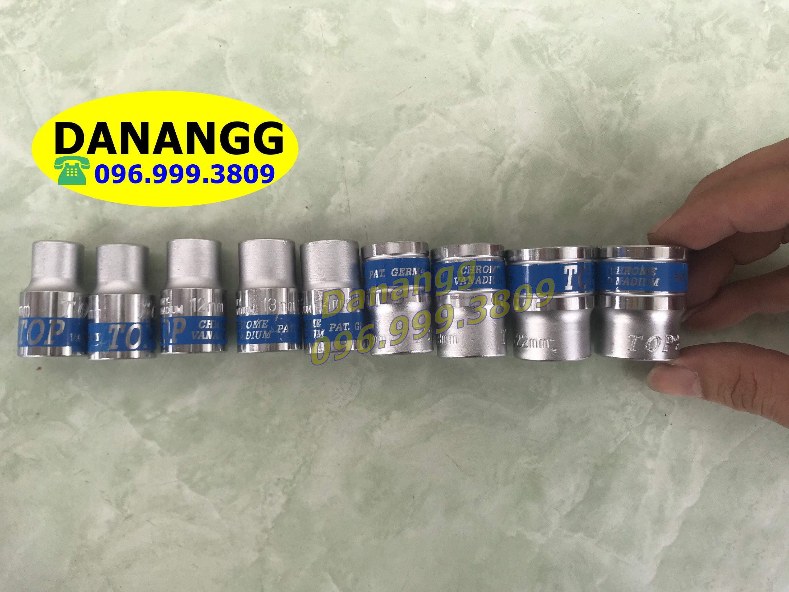 Bộ 9 đầu tuýp ngắn 8-24