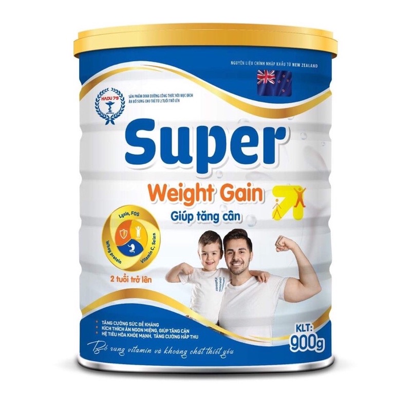 Sữa SuPer weight Gain giúp tăng cân lon 900g