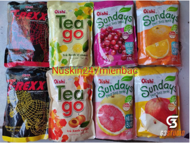 Nước trái cây oishi teago