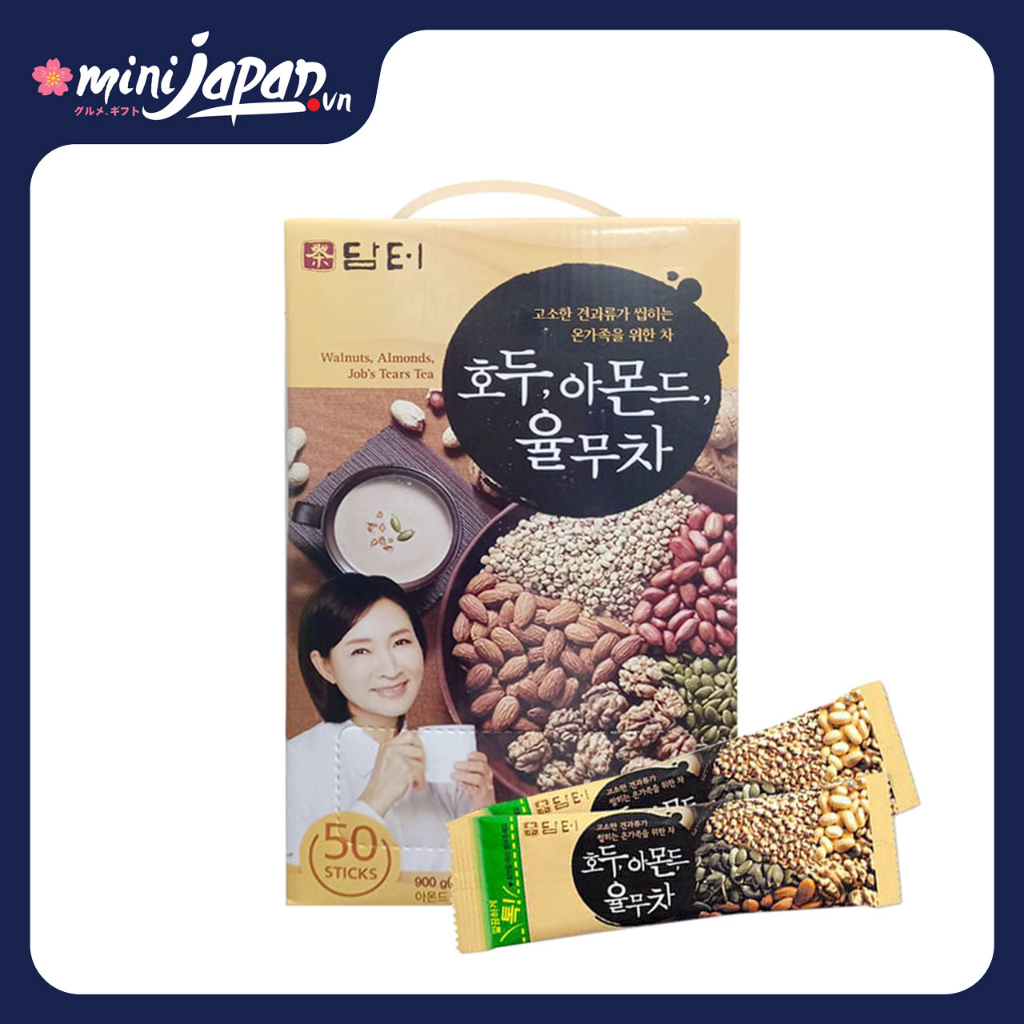 Bột ngũ cốc yến mạch dinh dưỡng Damtuh Hàn Quốc 50 gói x18g, 5 loại hạt
