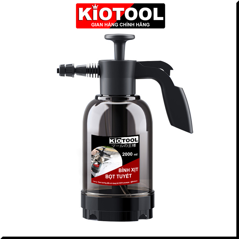 Bình xịt tạo bọt tuyết rửa xe kiotool 2l xịt mạnh bọt dầy