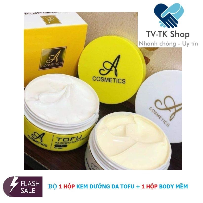[HCM]Bộ Kem Dưỡng Da Body Tofu +  Body Mềm (Mẫu mới)