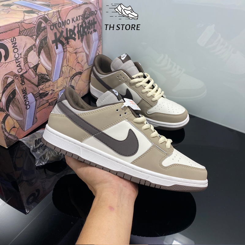 Giày sb dunk low otomo nâu trắng lai au - giày th