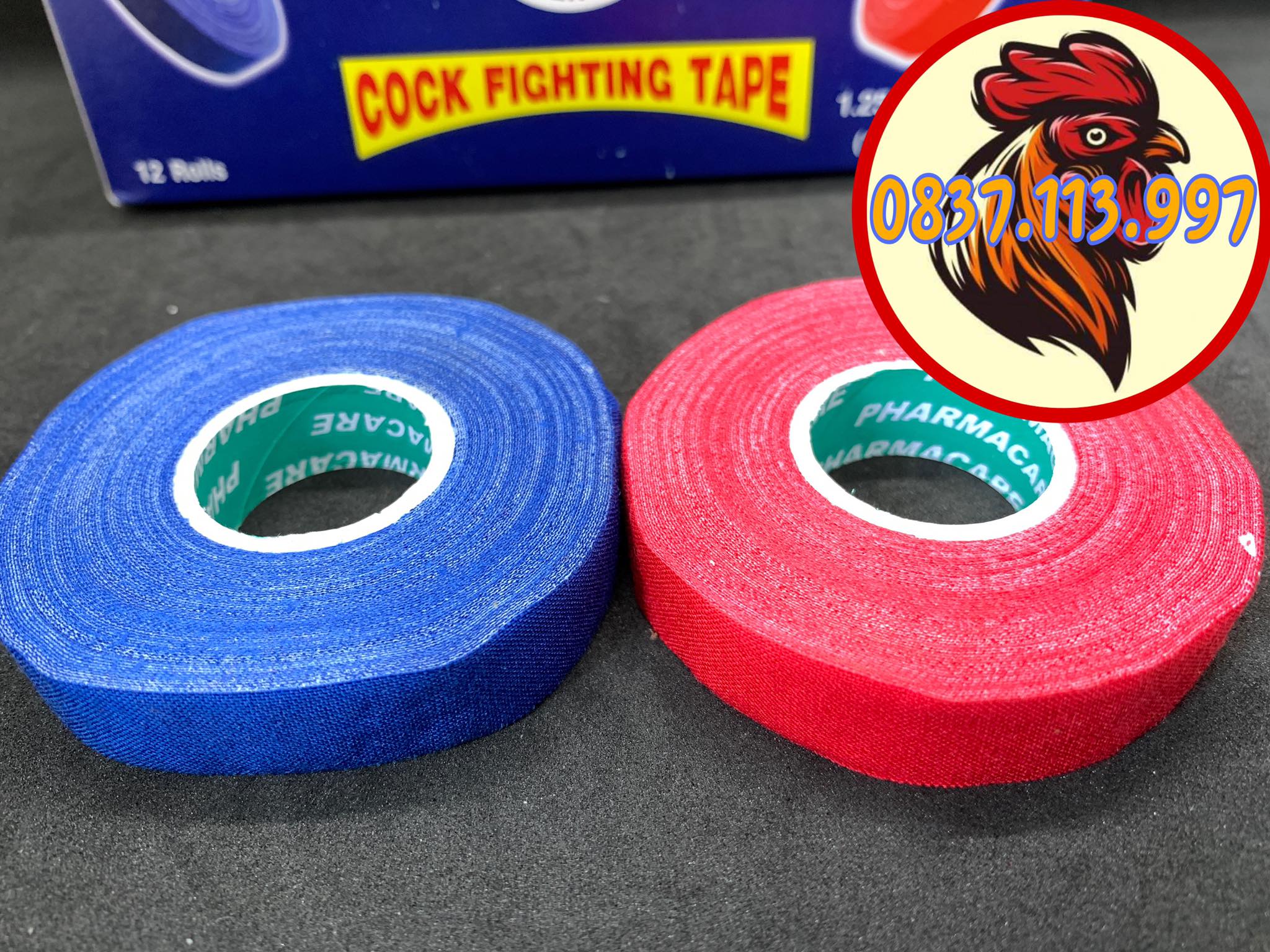 COMBO 2 QUẬN BĂNG KEO QUẤN CỰA XANH ĐỎ, CHẮC BỀN CHO GÀ ĐÁ