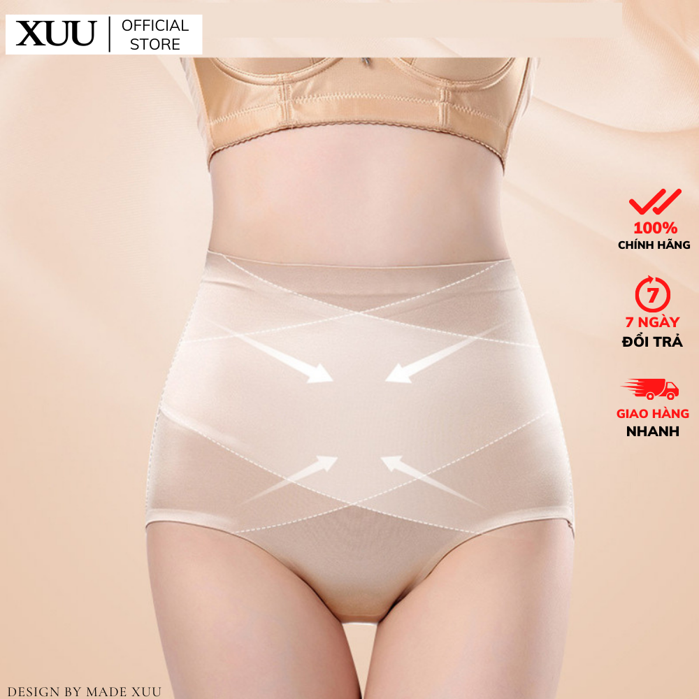 Quần gen bụng MadeXuu vải su lụa cao cấp có nẹp định hình gen bụng nâng mông- GB13