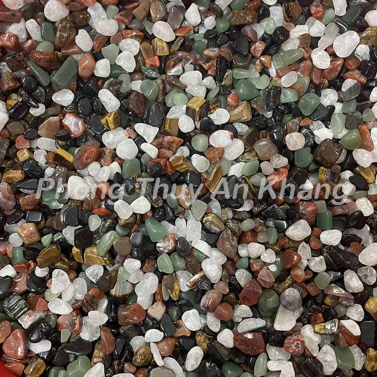 1KG Đá Vụn Thạch Anh rải nền, trang trí, thanh tẩy