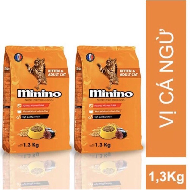 Thức ăn cho mèo Minino 1.3kg
