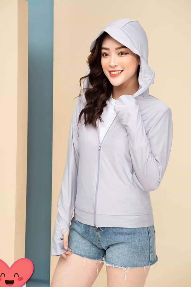 Áo chống nắng nữ, áo khoác nắng vải thông hơi chống nắng,chống gió,chống bụi-Áo chống nắng nam nữ