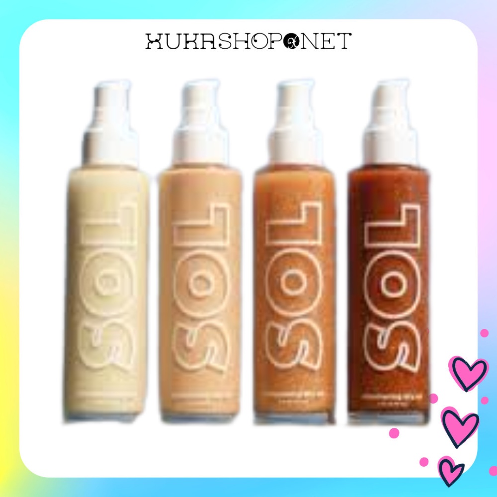 Nhũ bắt sáng cho body sol body by colourpop shimmer dry oil & glow oil