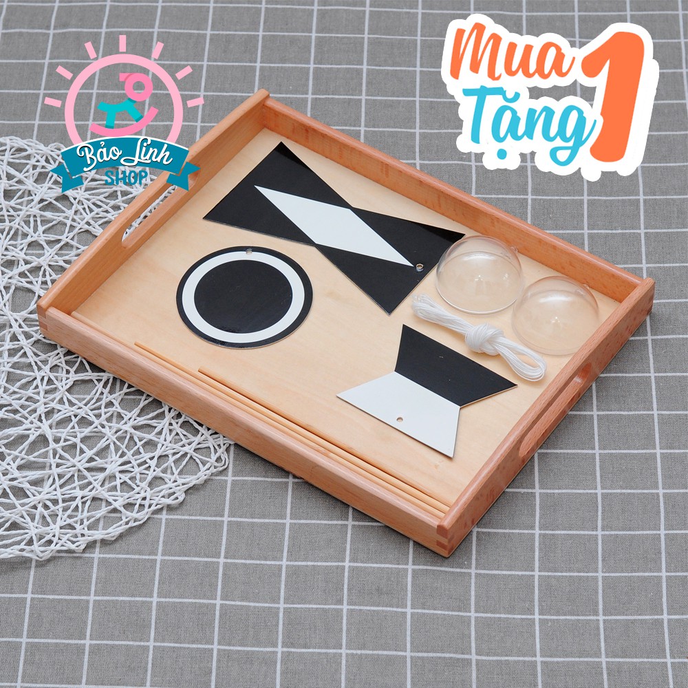 Set nguyên liệu 4 bộ đồ chơi treo nôi, chuyển động kích thích, phát triển thị giác cho bé 0-6 tháng