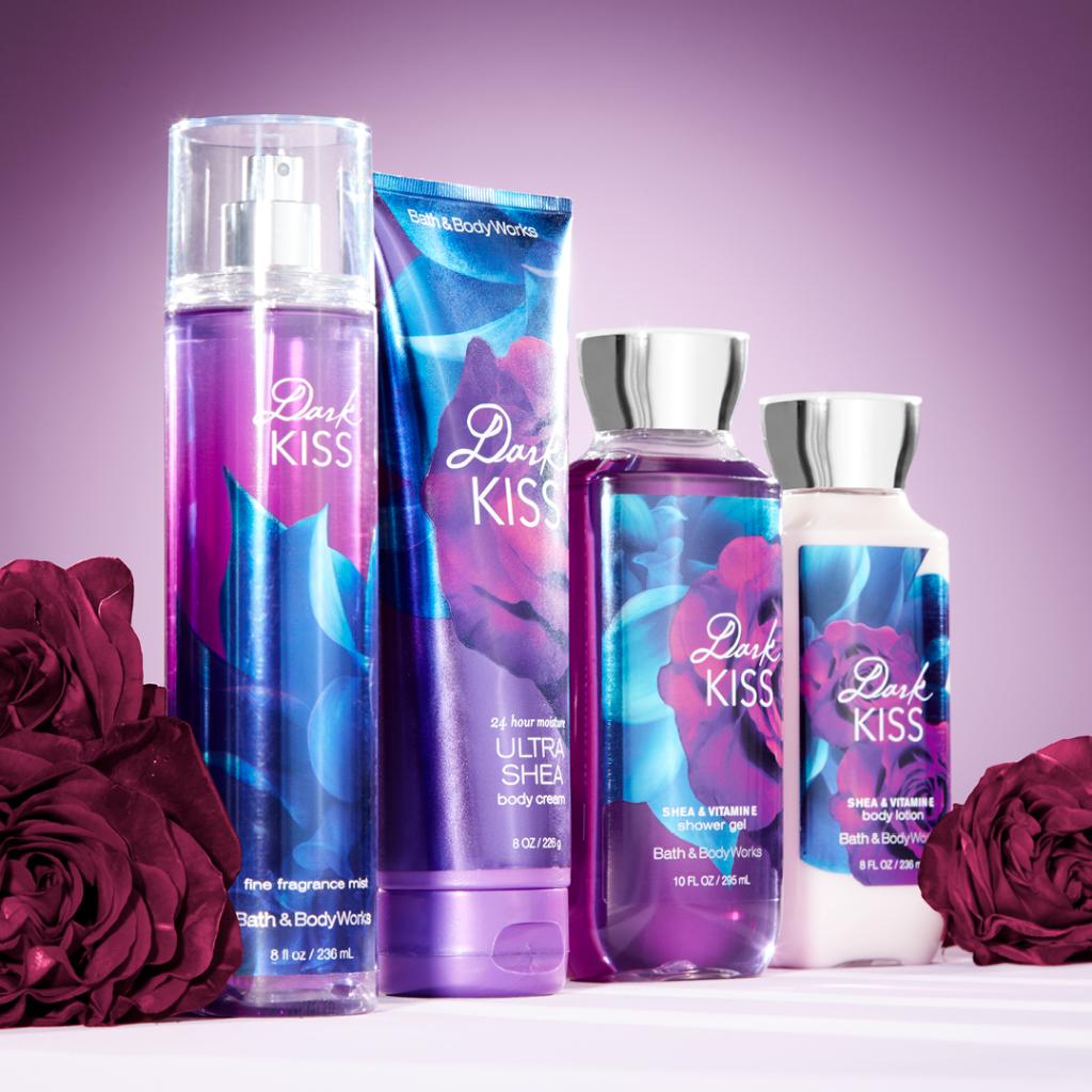 💜 Dark Kiss | Sản Phẩm Tắm Dưỡng Xịt Thơm Toàn Thân Lưu Hương Mịn Da Bath & Body Works