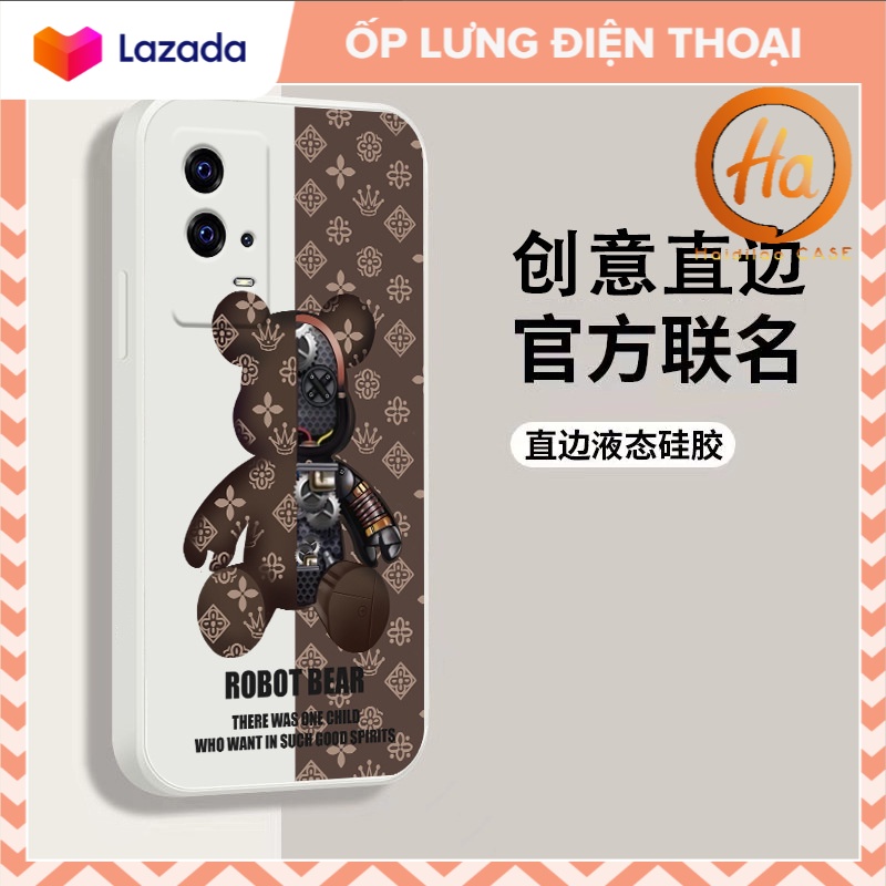 Ốp lưng iphone BVC viền vuông robot bear 6/6plus/6splus/7/7plus/8/8plus/xs/11/12/13/pro/max/plus/promax BVC2