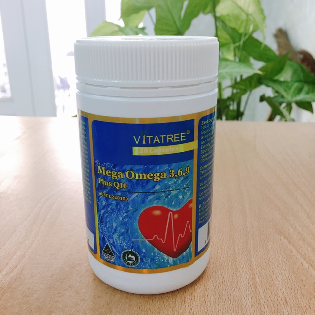 [HCM]VIÊN UỐNG MEGA OMEGA 369 PLUS Q10 VITATREE 120 CAPSULES (HÀNG NHẬP KHẨU TỪ ÚC - CAM KẾT HOÀN TIỀN 100% NẾU PHÁT HIỆN HÀNG GIẢ)