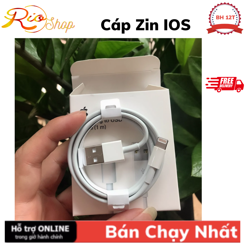 FreeShip Dây Sạc iPhone Zin Hãng dòng iphone 6/6plus/6s/6splus/7/7plus/8/8plus/x/xr/xs/11/12/pro/max/plus/promax