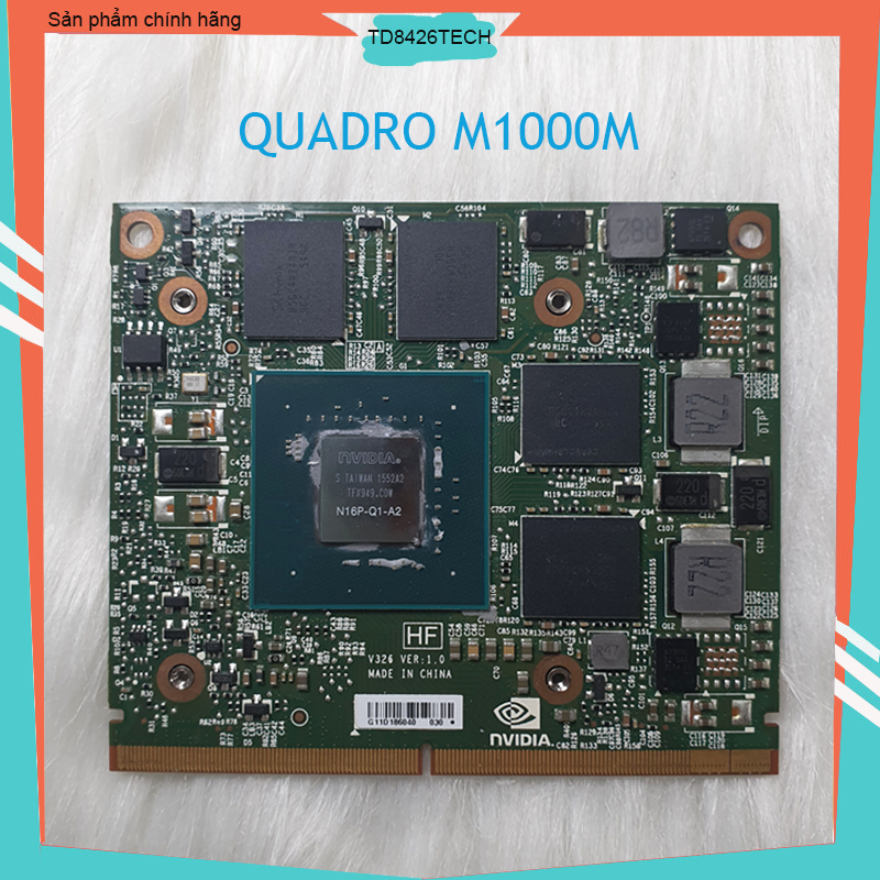 Nvidia Quadro M1000M N16P-Q1-A2 2GB Card M1000M nâng cấp cho Dell 7510