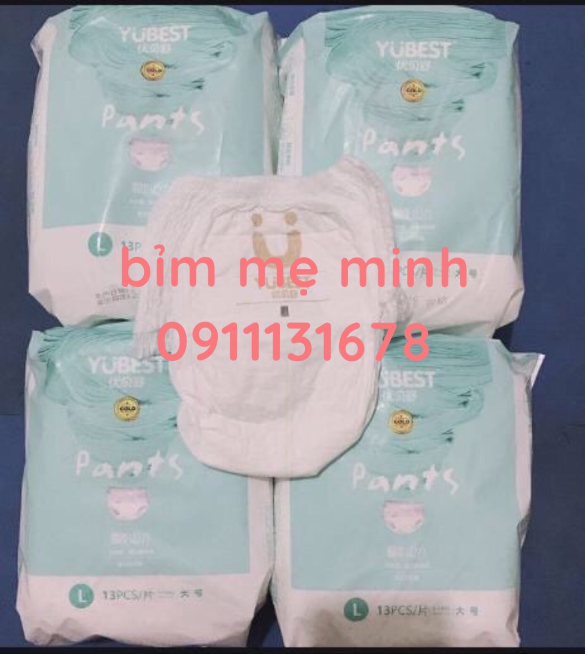 BỈM YUBEST GOLD DÁN/QUẦN S90/ M84