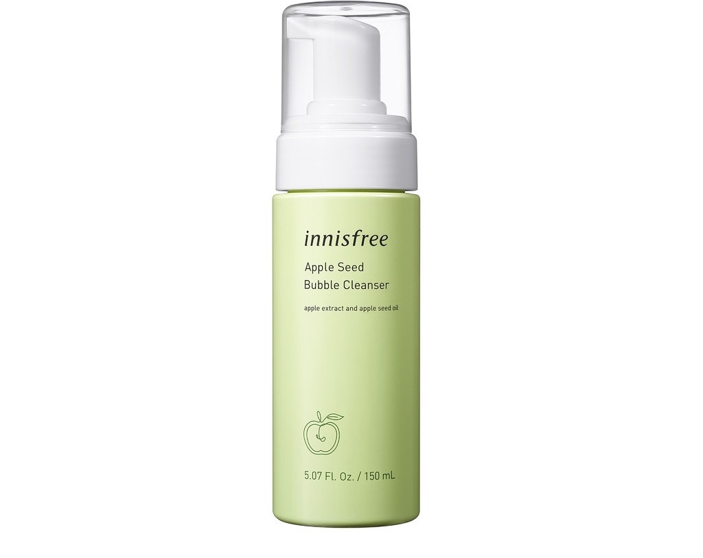 Sữa rửa mặt làm sạch dạng bọt innisfree Apple Seed Bubble Cleanser 150ml