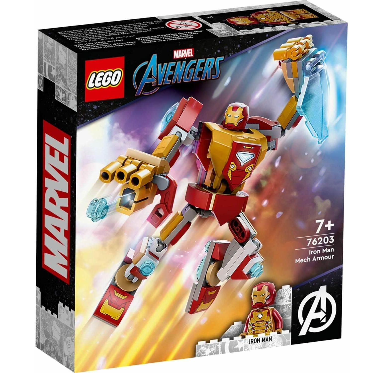 Bộ lắp ráp chiến giáp người sắt - lego marvel 76203