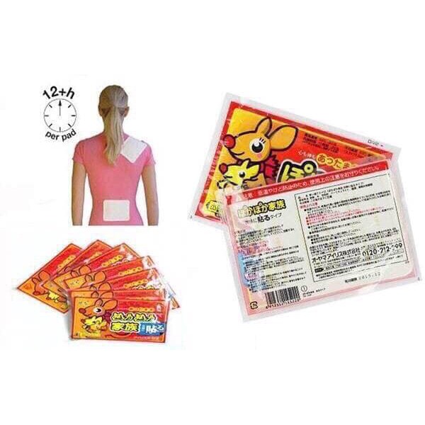 SET 10 MIẾNG DÁN GIỮ NHIỆT CHUỘT TÚI