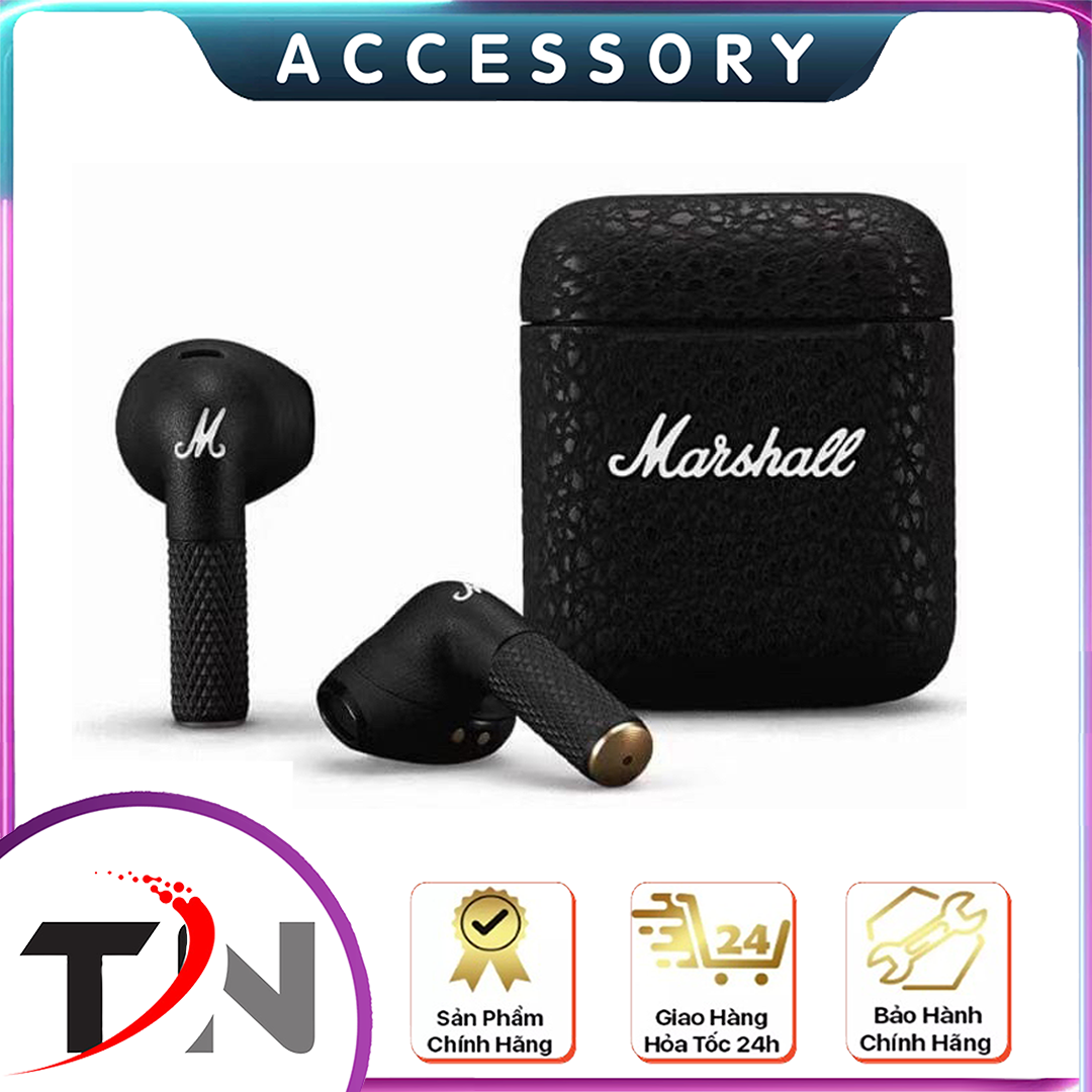 Tai Nghe Bluetooth Marshall Minor 3 - Motif ANC Mới Âm Bass Mạnh Mẽ , Chống ồn , Âm Thanh To Rõ Ràng,Kháng nước tốt , Thích Hợp Nhiều Thiết Bị - bảo hành 24 tháng
