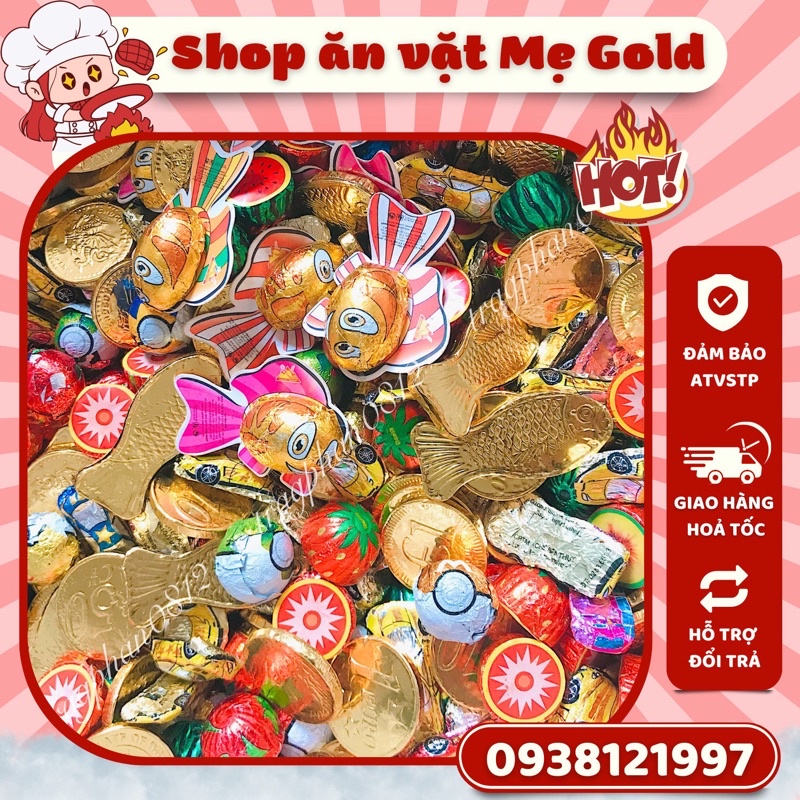 Kẹo socola trộn hình cute
