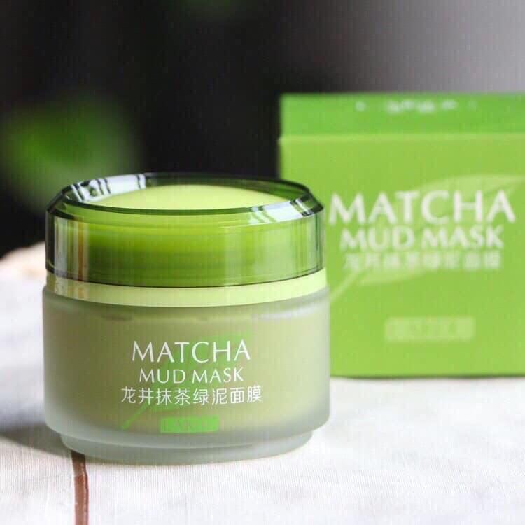Mặt nạ trà xanh Matcha Mud Mask Laikou - sáng da - lột mụn cám - hàng tốt khỏi bàn nè cả nhà