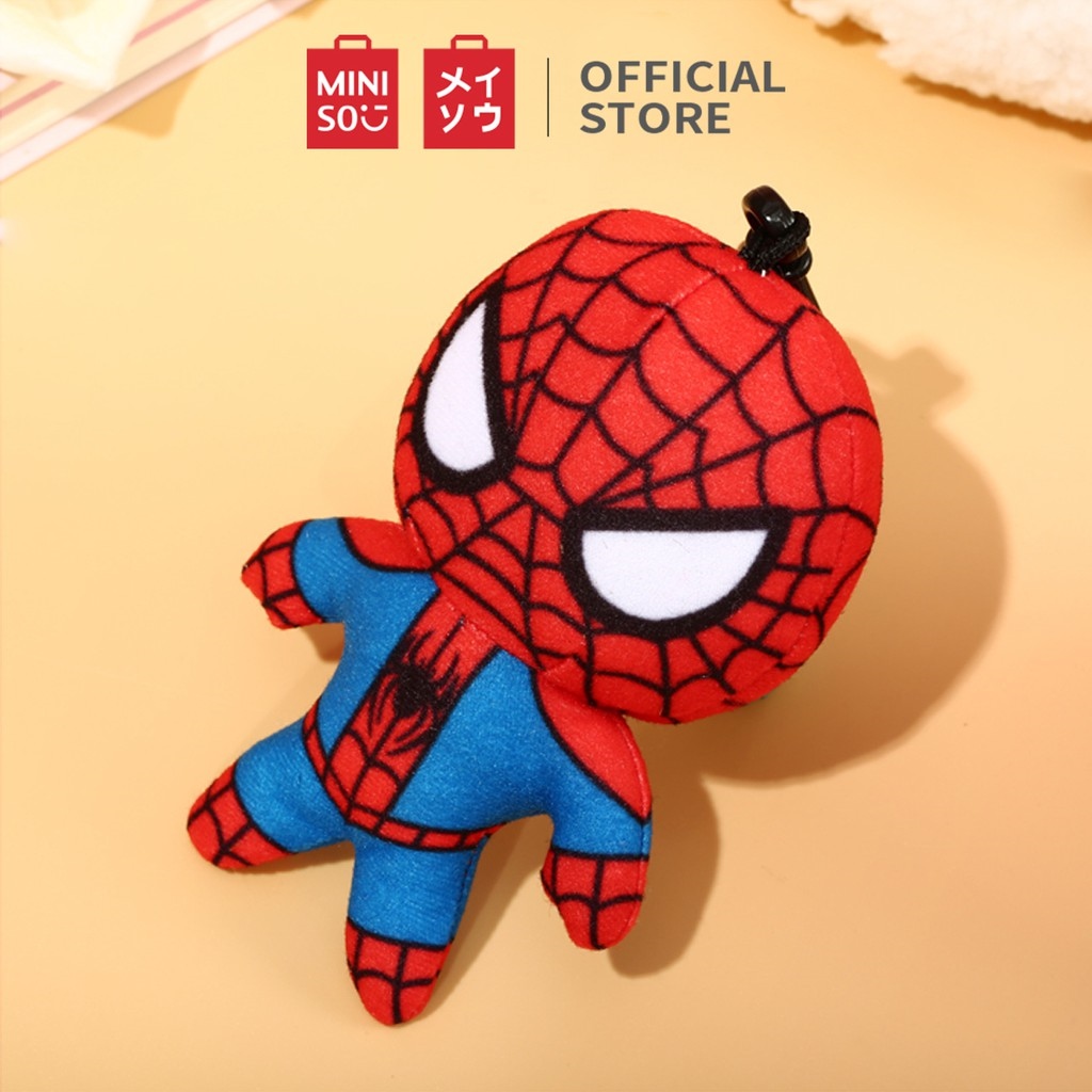 [Mã LIFEHL9 giảm 8  tối đa 100K đơn 250K] Móc khóa Miniso hình Spider-man Marvel (Đỏ) - Hàng chính hãng