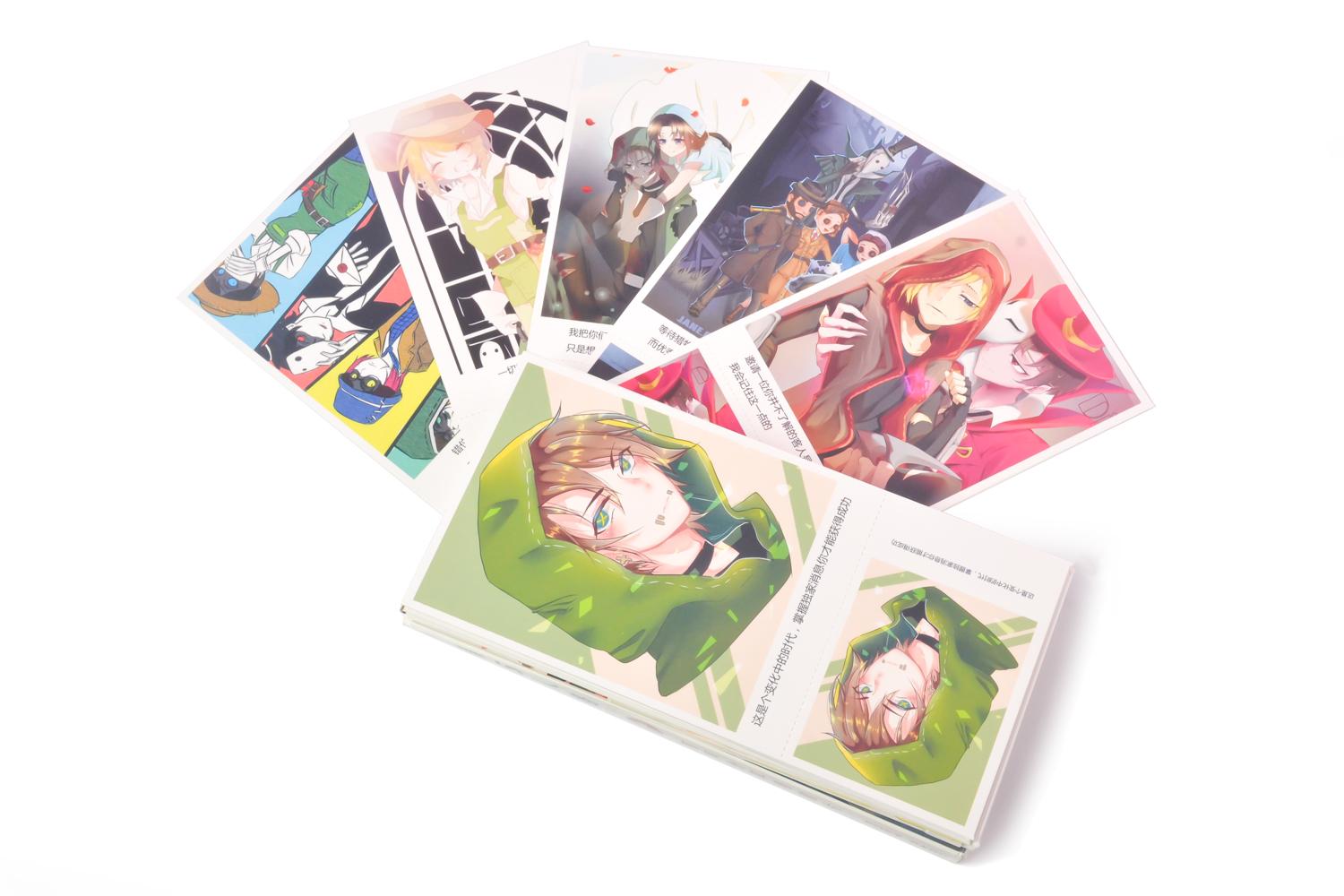 [7-11/12 VOUCHER 8%][thanh lý bán lỗ] Hộp Postcard, Bưu thiếp Anime - Identity V 19x9.5cm [AAM] [PGN22]
